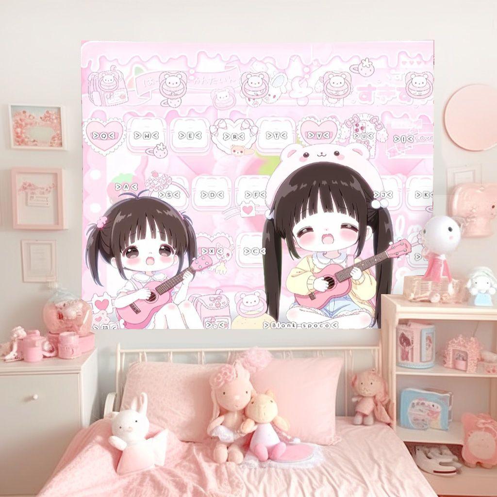 Kawaii Anime Girl in Cozy Bedroom Wall Tapestry Cute Bear Sweatshirt Moe Aesthetic Adorable Room Decor for Otaku Y2K Lover 74x94cm(29x37in)
Kawaii Anime Girl in Cozy Bedroom Wall Tapestry Cute Bear Sweatshirt Moe Aesthetic Adorable Room Decor for Otaku Y2K Lover 74x94cm(29x37in)