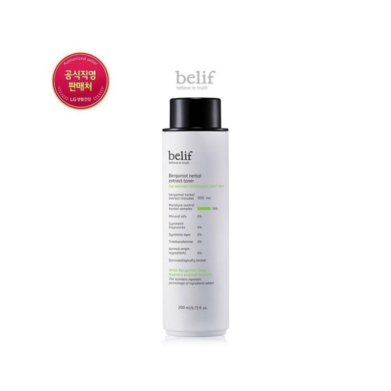 Belief Bergamot Herbal Extract Toner 200ml
Belief Bergamot Herbal Extract Toner 200ml