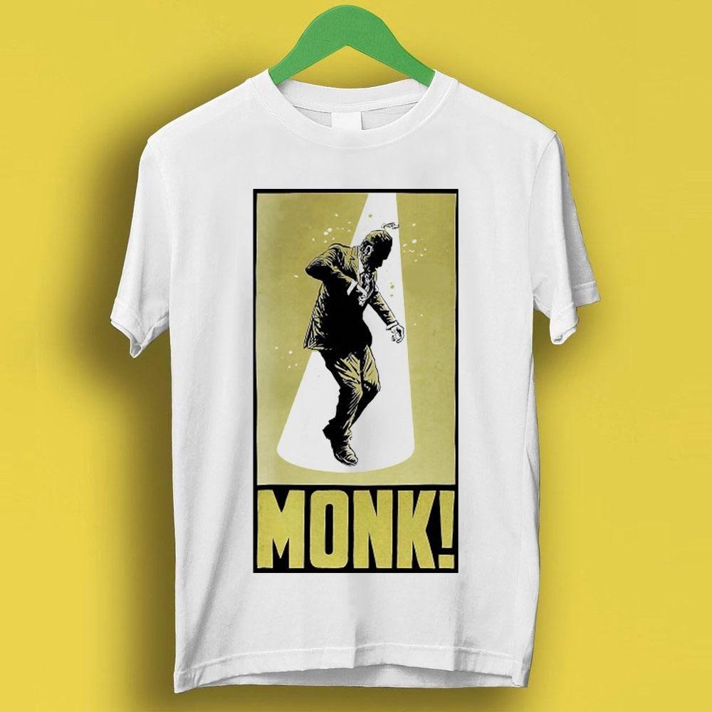 MONK Jazz Figure Printed Tshirt for Women and Unisex Avantgarde Jazz Top Comfortable Loose Short Sleeved Unisex Tshirt S
MONK Jazz Figure Printed Tshirt for Women and Unisex Avantgarde Jazz Top Comfortable Loose Short Sleeved Unisex Tshirt S