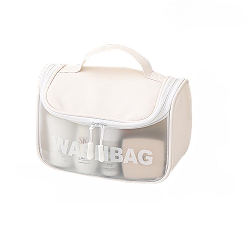 Transparent Toiletry Travel Bag – Carry, Airport Compliance, PU Leather Large Capacity Portable Storage – Unisex Makeup Bag білий
Transparent Toiletry Travel Bag – Carry, Airport Compliance, PU Leather Large Capacity Portable Storage – Unisex Makeup Bag білий