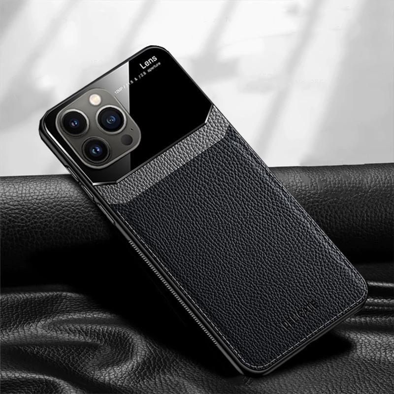 Shockproof Armor Phone Case For iPhone 14 13 12 11 Pro Max X XR XS Max 8 7 6 Plus Matte PU Leather Mirror Glass Silicone Cover Bumper iPhone 14 чорний
Shockproof Armor Phone Case For iPhone 14 13 12 11 Pro Max X XR XS Max 8 7 6 Plus Matte PU Leather Mirror Glass Silicone Cover Bumper iPhone 14 чорний
