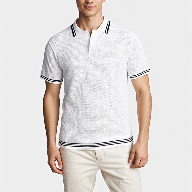 Mens Contrast Trim Knit Short Sleeve Polo Shirt S белый
Mens Contrast Trim Knit Short Sleeve Polo Shirt S белый