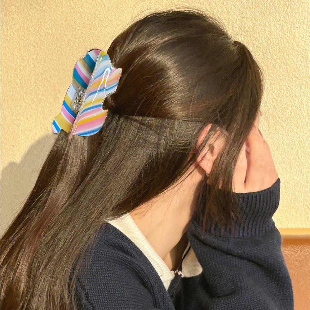 Rainbow Hairgrips Ponytail Holder Women Hair Clips Korean Shark Clip Acetate Hair Claw Rabbit
Rainbow Hairgrips Ponytail Holder Women Hair Clips Korean Shark Clip Acetate Hair Claw Rabbit