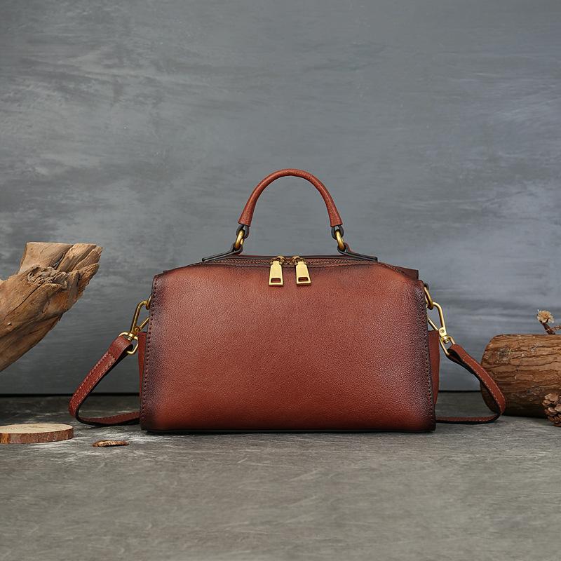 Johnature Genuine Leather Vintage Boston Pillow Bag Commuter Large Capacity Women s Handbag Versatile Shoulder Bag коричневий
Johnature Genuine Leather Vintage Boston Pillow Bag Commuter Large Capacity Women s Handbag Versatile Shoulder Bag коричневий