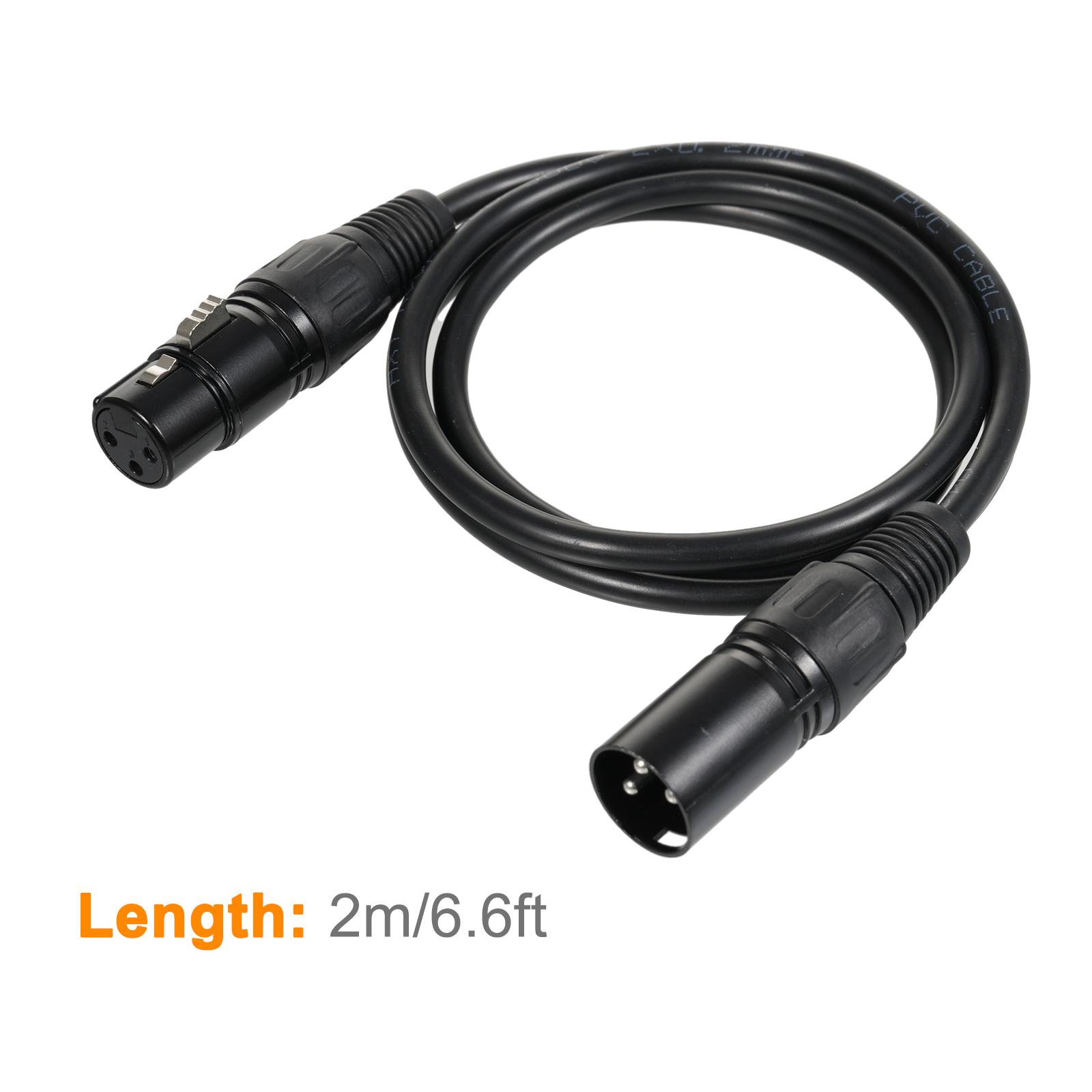 2M/6.6ft DMX512 Signal Cable Canon Cable/Microphone Cable/Microphone Cable XLR Cable Black
2M/6.6ft DMX512 Signal Cable Canon Cable/Microphone Cable/Microphone Cable XLR Cable Black