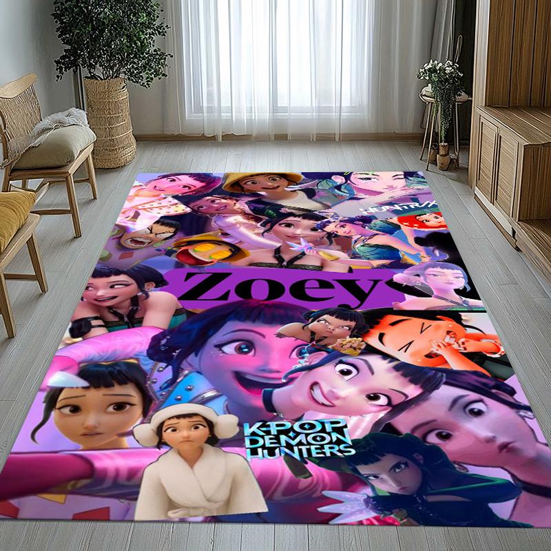 K-Pop Demon Hunters Golden Saja Boys Living Room Non-Slip Area Rug Soft Carpet for Bedroom Playroom Sofa,Home Decor Doormat 40x60cm
K-Pop Demon Hunters Golden Saja Boys Living Room Non-Slip Area Rug Soft Carpet for Bedroom Playroom Sofa,Home Decor Doormat 40x60cm