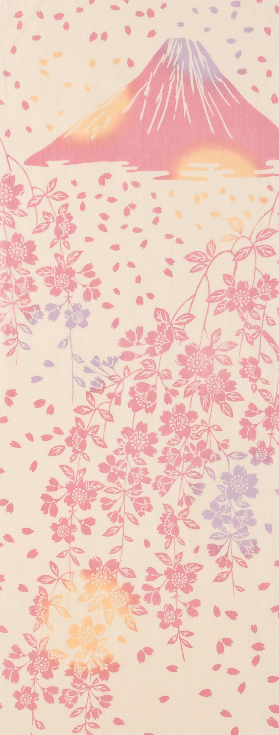 Wabunka Tenugui Hand Weeping Cherry Blossoms and 33 x 90 Posogi-zome (Chū-sen) Towel, Mt. Fuji, cm, TE-156
Wabunka Tenugui Hand Weeping Cherry Blossoms and 33 x 90 Posogi-zome (Chū-sen) Towel, Mt. Fuji, cm, TE-156