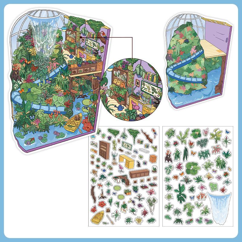 3 листа Маленький уголок 8-я серия ПЭТ+Белый картон 2.5D Пейзажные забавные наклейки для декоративного коллажа Пейзажные наклейки
3 листа Маленький уголок 8-я серия ПЭТ+Белый картон 2.5D Пейзажные забавные наклейки для декоративного коллажа Пейзажные наклейки