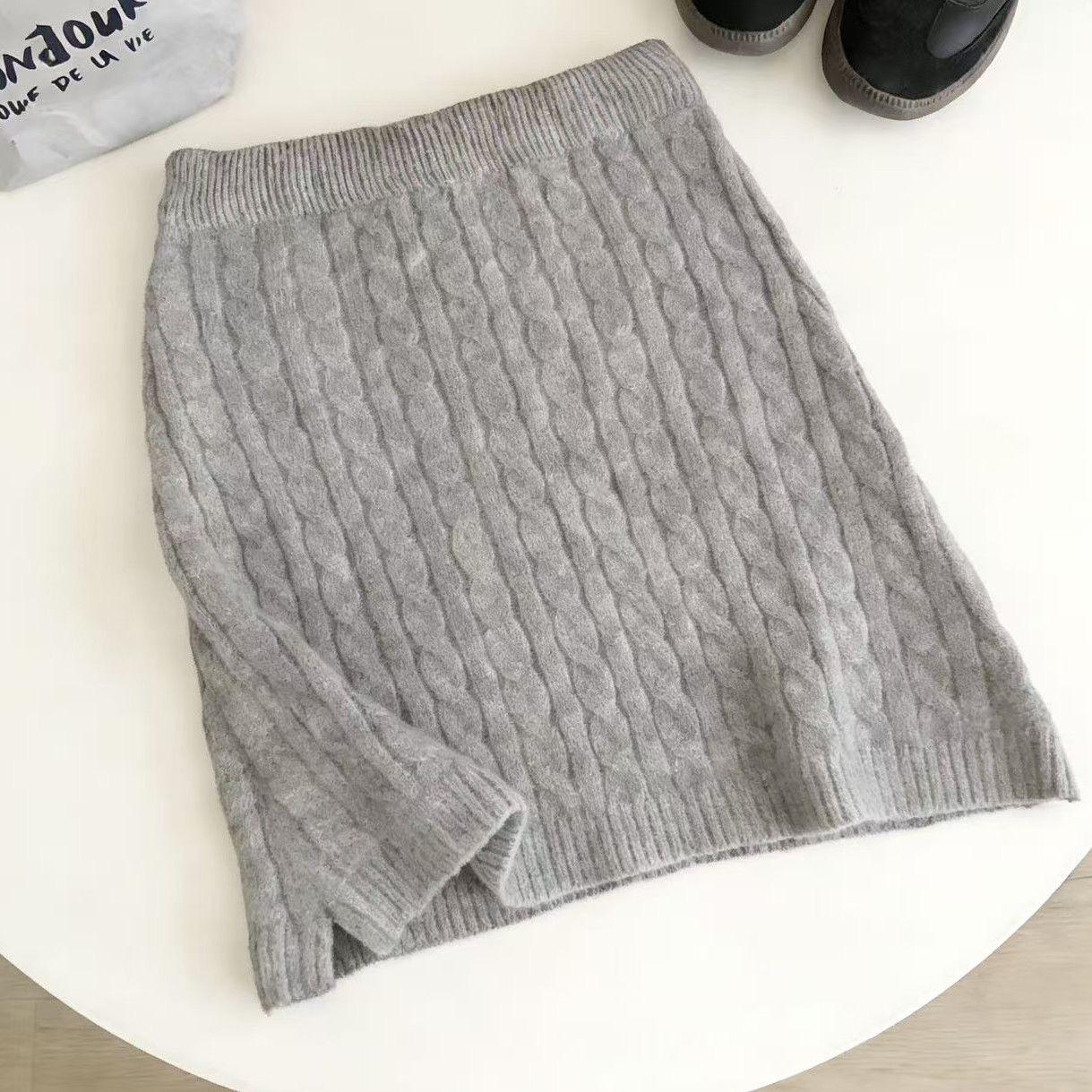 Women s High Waist Retro Cable Knit Bodycon Midi Skirt - Winter A-line Wool XL (for 110-120 jin)
Women s High Waist Retro Cable Knit Bodycon Midi Skirt - Winter A-line Wool XL (for 110-120 jin)