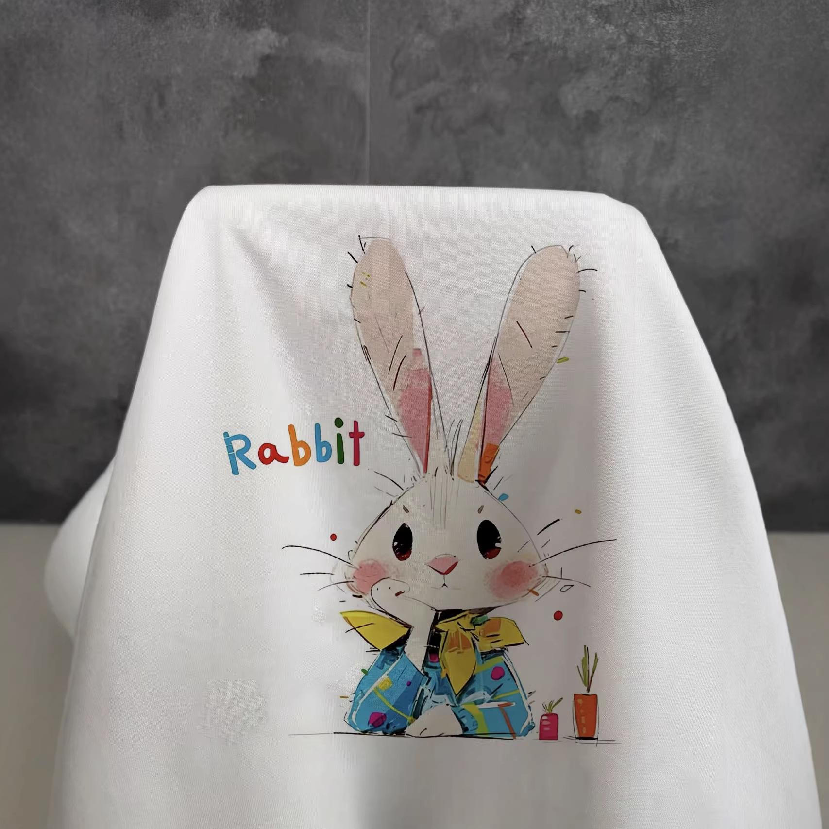 2026 Trendy Loose Short-Sleeve T-shirt with Cotton Little Rabbit Print XL
2026 Trendy Loose Short-Sleeve T-shirt with Cotton Little Rabbit Print XL