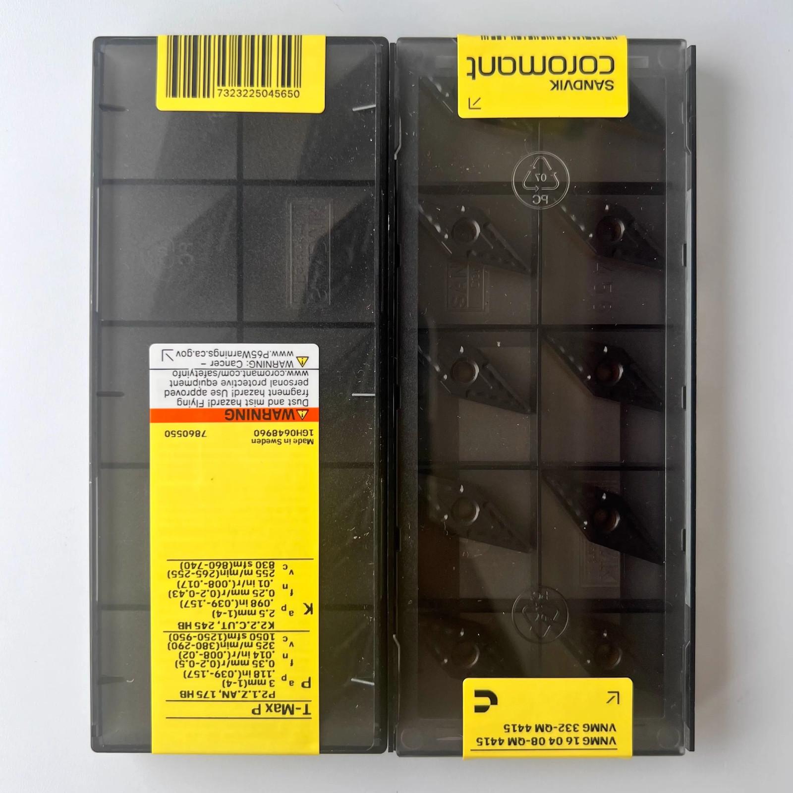 SANDVIK / VNMG160408-QM 4415 / Industrial indexable Carbide Inserts 10 Pcs
SANDVIK / VNMG160408-QM 4415 / Industrial indexable Carbide Inserts 10 Pcs