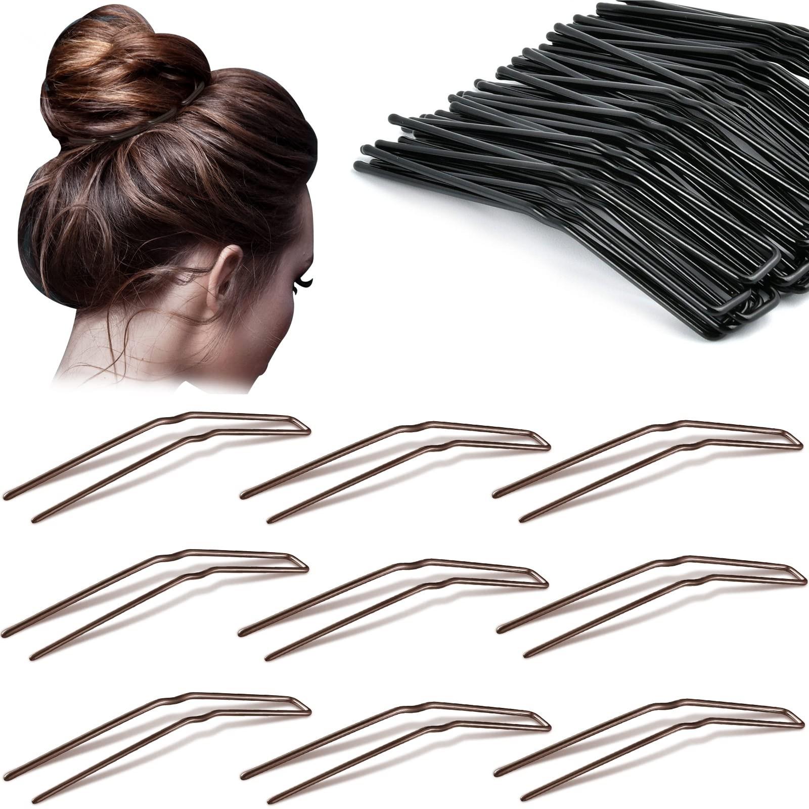 New U Shaped Metal Hair Clips Pins Ballet Hairpins Metal Bobby Hair Styling Grips Black Brown Hair Bun Clips for Women Girls
New U Shaped Metal Hair Clips Pins Ballet Hairpins Metal Bobby Hair Styling Grips Black Brown Hair Bun Clips for Women Girls