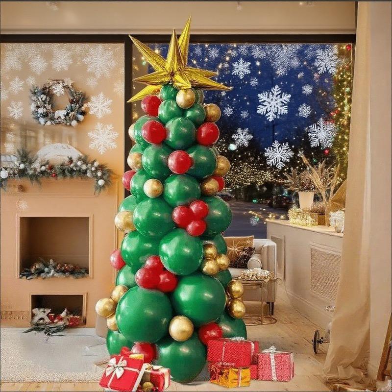 A set of 93 Christmas tree-shaped balloons is very beautiful and suitable for Christmas festival parties and theme party decorations
A set of 93 Christmas tree-shaped balloons is very beautiful and suitable for Christmas festival parties and theme party decorations