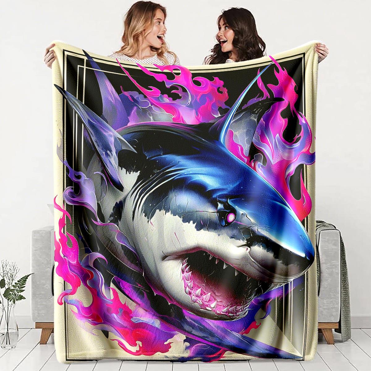 Cyber Flame Shark Pattern Flannel printed blanket suitable for all seasons suitable for living room office sofa and travel 75x100cm
Cyber Flame Shark Pattern Flannel printed blanket suitable for all seasons suitable for living room office sofa and travel 75x100cm