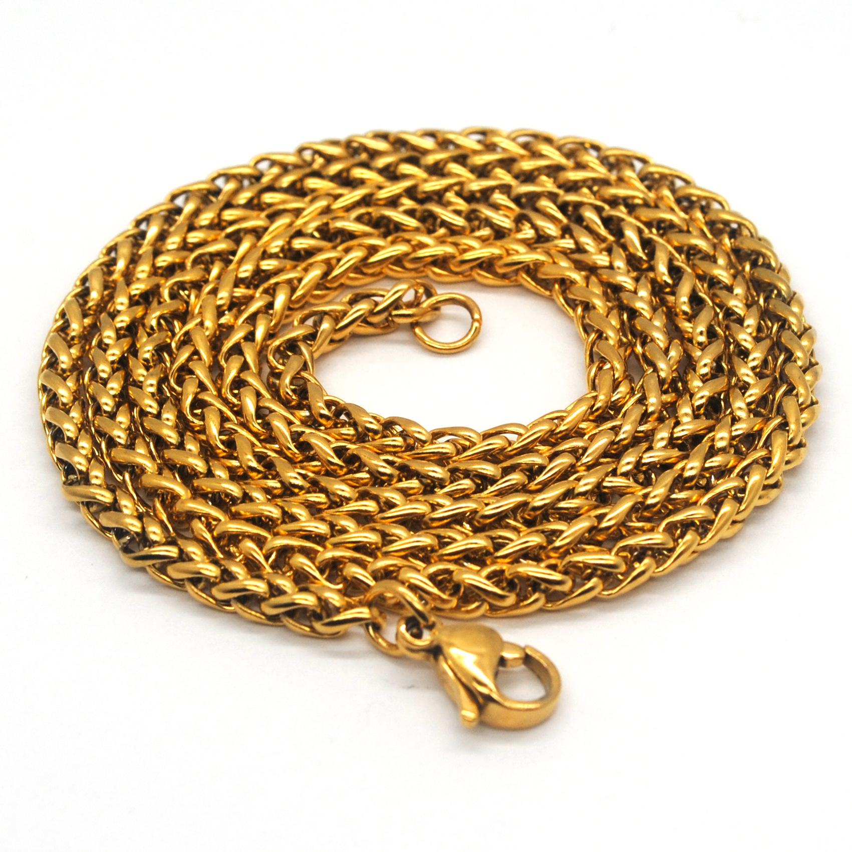 6MM STAINLESS STEEL Twisted Chain Necklace for Men Women Jewelry Accessories Waterproof Anti-fading 6MM wide&50cm Necklace
6MM STAINLESS STEEL Twisted Chain Necklace for Men Women Jewelry Accessories Waterproof Anti-fading 6MM wide&50cm Necklace