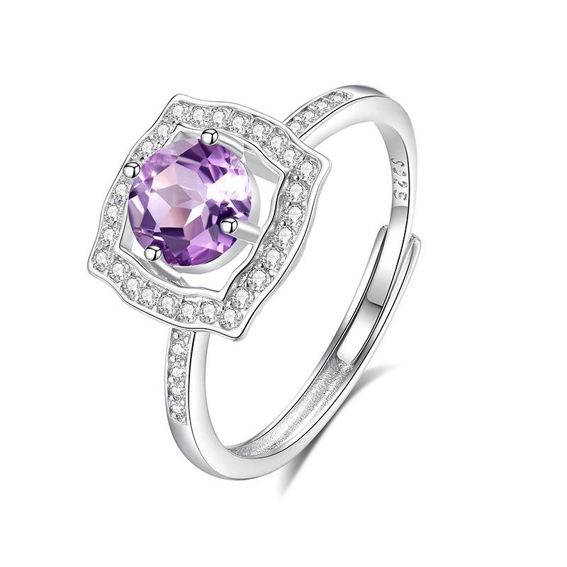 S925 sterling silver square princess ring women s luxury European and American flame ice flower cut natural spar jewelry fashion jewelry gifts opening adjustable
S925 sterling silver square princess ring women s luxury European and American flame ice flower cut natural spar jewelry fashion jewelry gifts opening adjustable