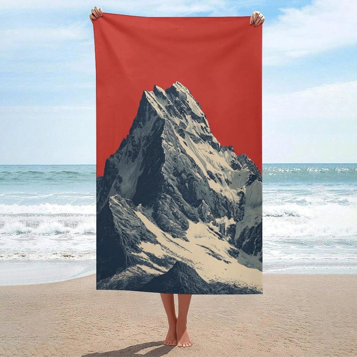 Illustration Wave Art Print Beach Towel Modern Geometric Summer Quick Dry Sand Free Lightweight Towel for Beach Pool Travel W30*H60(CM)
Illustration Wave Art Print Beach Towel Modern Geometric Summer Quick Dry Sand Free Lightweight Towel for Beach Pool Travel W30*H60(CM)
