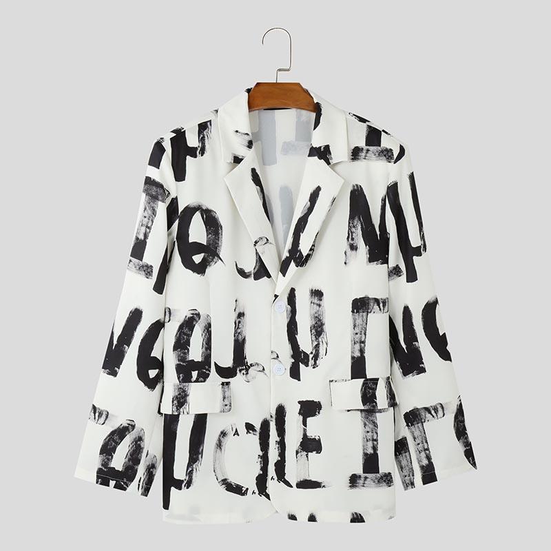 INCERUN Весна Мужской Лацкан Воротник Длинный Рукав Принт Тонкий Блейзер Пальто Пуговицы
INCERUN Весна Мужской Лацкан Воротник Длинный Рукав Принт Тонкий Блейзер Пальто Пуговицы