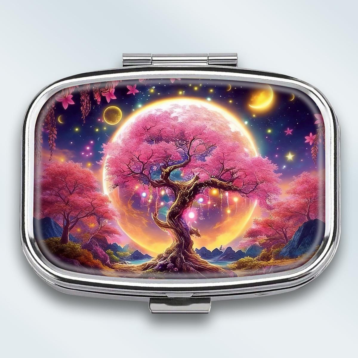 Portable Pill Box with 2 Compartments, Mini Metal Medicine Organizer Case, Cute Printed Pill Container for Vitamins, Pills, Jewelry, Travel, Daily Use разноцветный
Portable Pill Box with 2 Compartments, Mini Metal Medicine Organizer Case, Cute Printed Pill Container for Vitamins, Pills, Jewelry, Travel, Daily Use разноцветный