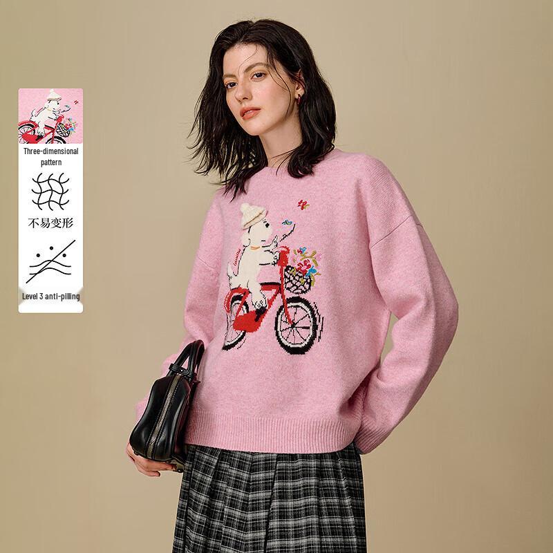 INMAN Women s 2025 Winter Cute Dog Embroidered Pullover Sweater L
INMAN Women s 2025 Winter Cute Dog Embroidered Pullover Sweater L