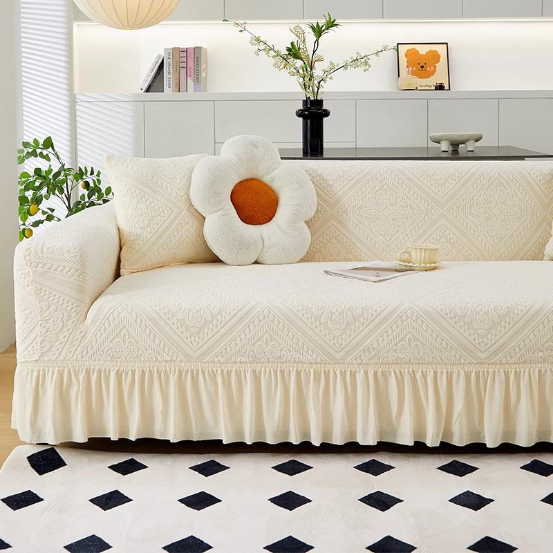 Жаккардовый чехол на диван с оборкой - Универсальный размер для всех сезонов One-seater 90-140cm
Жаккардовый чехол на диван с оборкой - Универсальный размер для всех сезонов One-seater 90-140cm