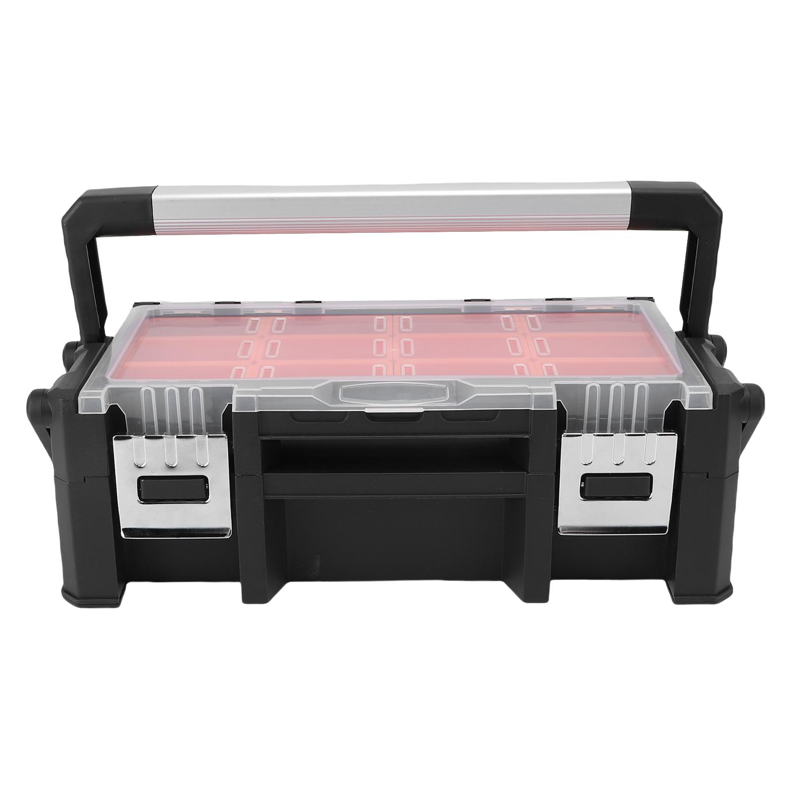 Small Parts Organizer 2 Layer 18 Compartments Multi Functional Electronic Tool Box for Screws Nuts Bolt Drill Bit Wire Terminals
Small Parts Organizer 2 Layer 18 Compartments Multi Functional Electronic Tool Box for Screws Nuts Bolt Drill Bit Wire Terminals