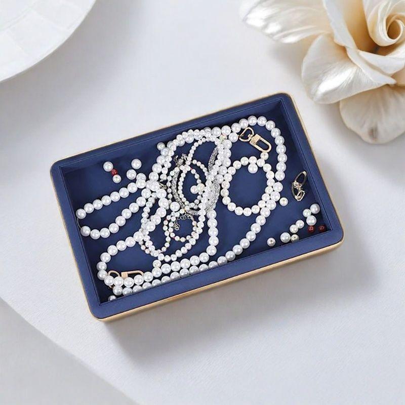 Microfiber Jewelry Display Tray Jewelry Storage Pallet for Necklace Bangle Ring Earring Bracelet Counter Storage Tray
Microfiber Jewelry Display Tray Jewelry Storage Pallet for Necklace Bangle Ring Earring Bracelet Counter Storage Tray