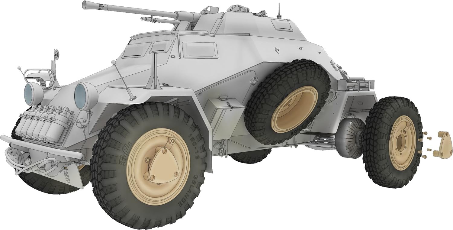 Lanmo Model wheelset plastic model parts 1/35 Sd.Kfz.221/222/223/260/261 off-road LANLM-35025
Lanmo Model wheelset plastic model parts 1/35 Sd.Kfz.221/222/223/260/261 off-road LANLM-35025