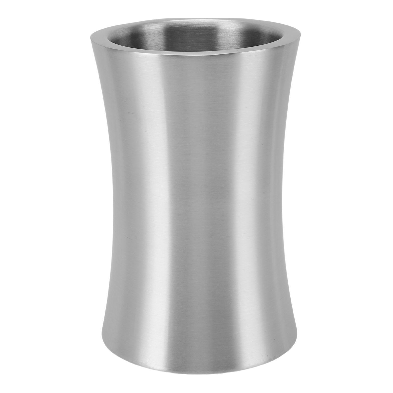 304 Stainless Steel Ice Bucket Waist Shape Insulated Wine Bucket for Red Wine Champagne
304 Stainless Steel Ice Bucket Waist Shape Insulated Wine Bucket for Red Wine Champagne