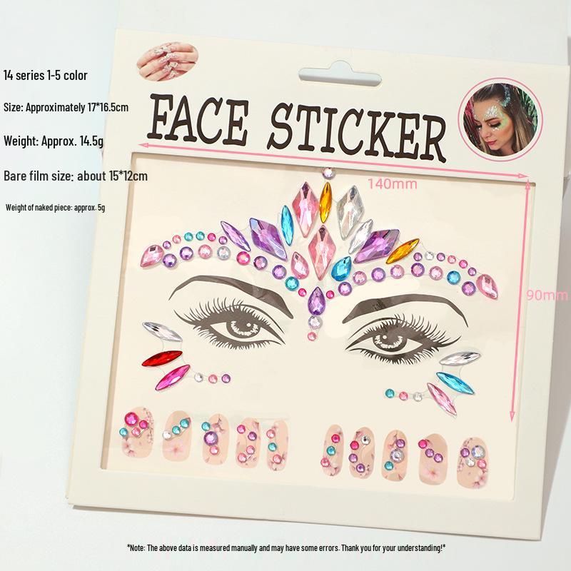 Cross New Face, Nail & Forehead Stickers - Acrylic Festival Masquerade Diamond Decorations
Cross New Face, Nail & Forehead Stickers - Acrylic Festival Masquerade Diamond Decorations
