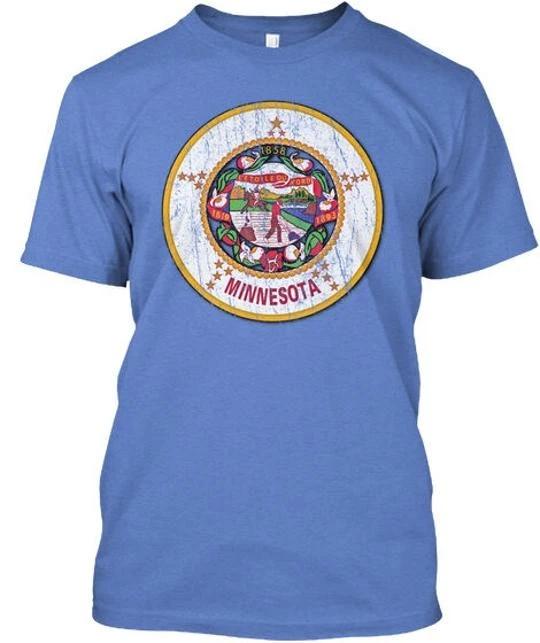 Minnesota State Flag Premium T shirt Made in the USA Size S to 5XL L
Minnesota State Flag Premium T shirt Made in the USA Size S to 5XL L