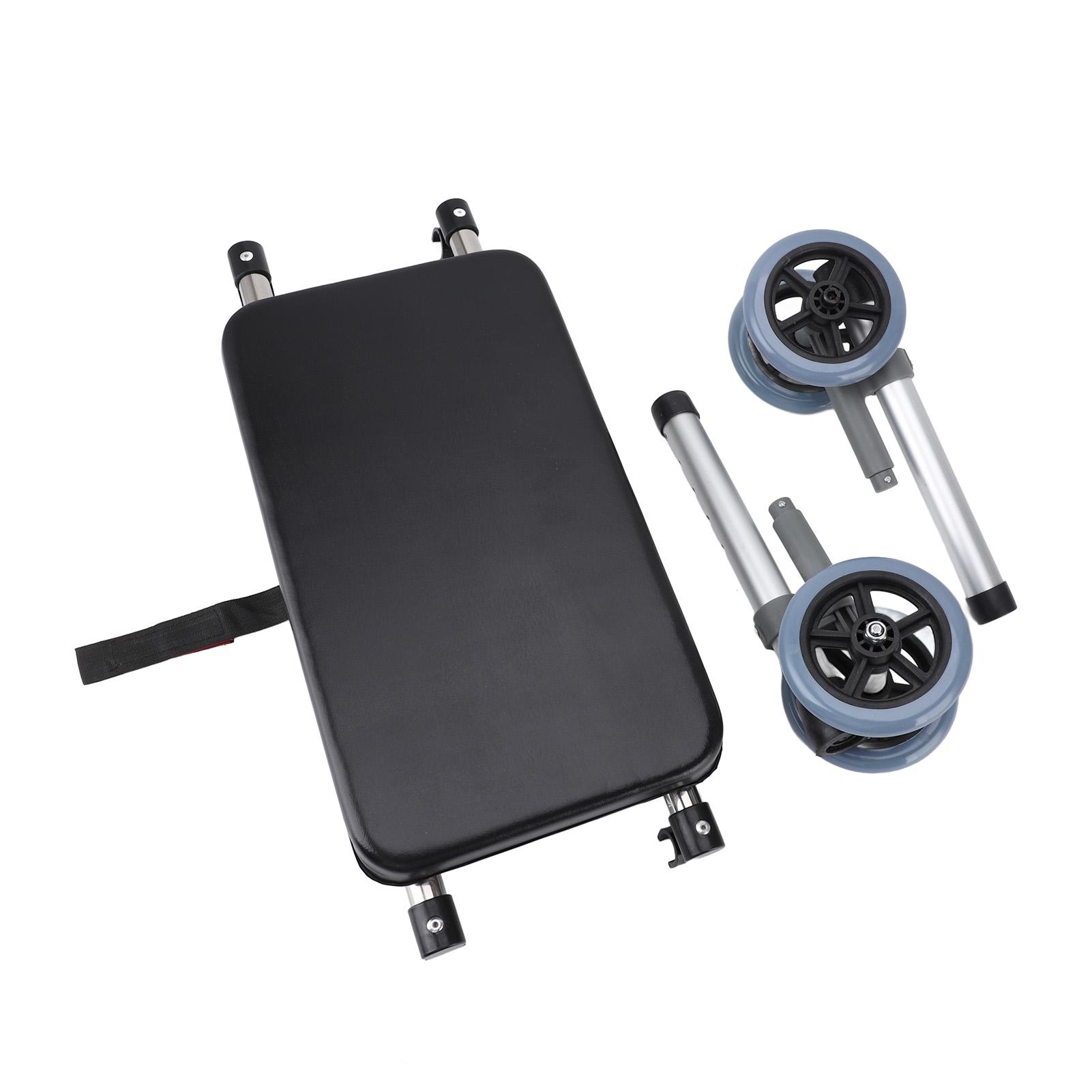 Elderly Walker Seat Wheels Set Disability Walking Aid Seat Wheels Walking Aid Accessories for Most Four Legged Walkers
Elderly Walker Seat Wheels Set Disability Walking Aid Seat Wheels Walking Aid Accessories for Most Four Legged Walkers