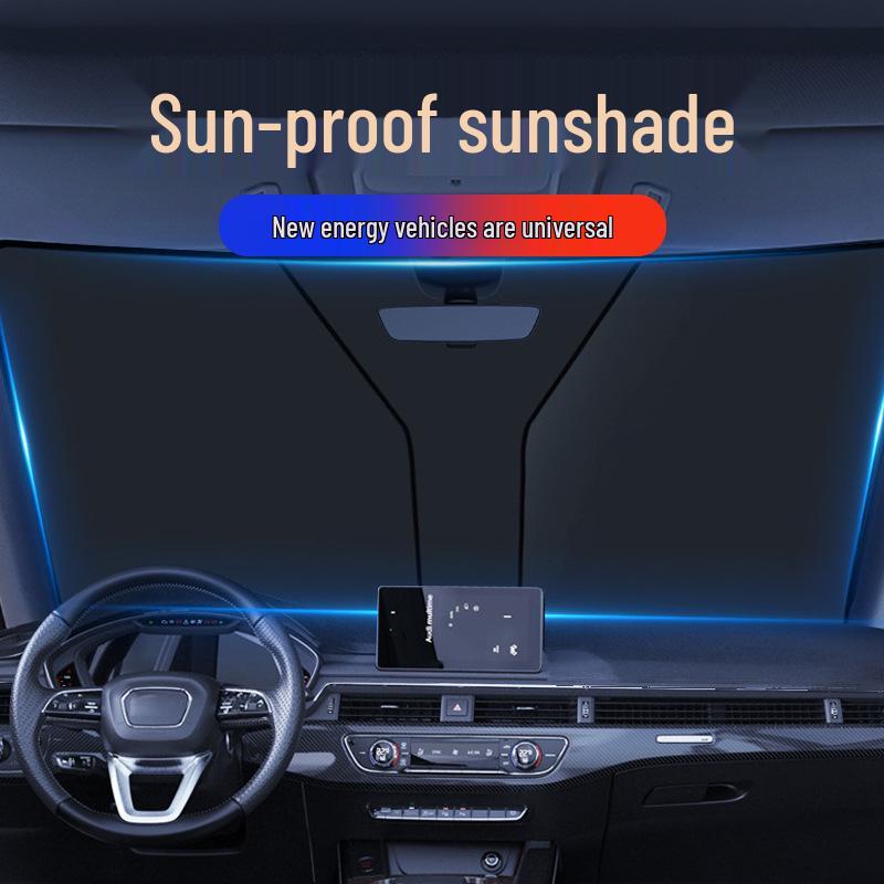 2025 Summer Car Windshield Sunshade: Upgraded Silver Titanium Heat Insulation & Cooling Protection
2025 Summer Car Windshield Sunshade: Upgraded Silver Titanium Heat Insulation & Cooling Protection