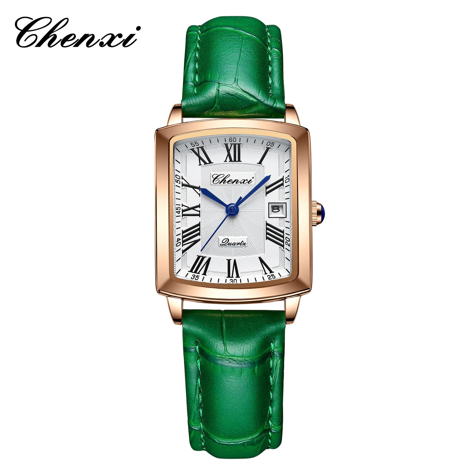 Fashion Square Women S Watch Leather Waterproof Watch Quartz Watch зелений
Fashion Square Women S Watch Leather Waterproof Watch Quartz Watch зелений