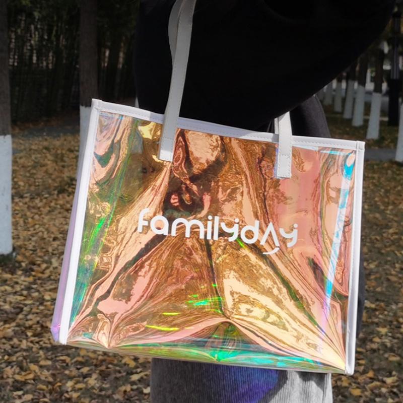 5pcs Transparent Holographic Tote Bags PVC Gift Packaging Bags With Handles Reusable Shopping Bags For Events Parties And Gifts 5pcs&37x29x13cm
5pcs Transparent Holographic Tote Bags PVC Gift Packaging Bags With Handles Reusable Shopping Bags For Events Parties And Gifts 5pcs&37x29x13cm
