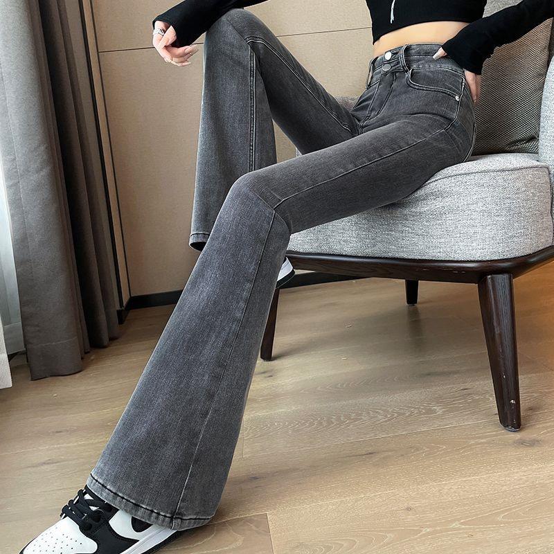 2026 Retro High-Waisted Smoke Gray Micro-Flare Jeans for Women - Summer Thin Style, Loose, Slimming, Versatile Bell Bottoms Medium серый/дым
2026 Retro High-Waisted Smoke Gray Micro-Flare Jeans for Women - Summer Thin Style, Loose, Slimming, Versatile Bell Bottoms Medium серый/дым
