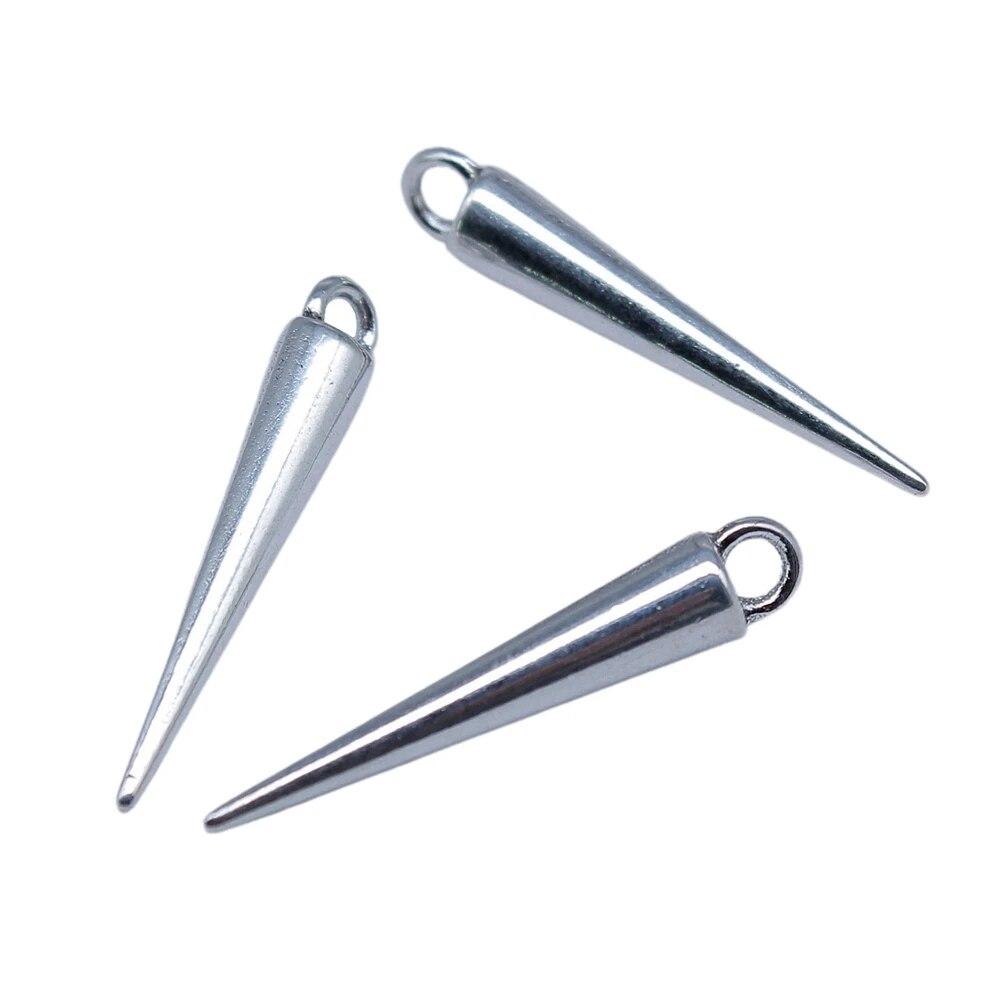 Компоненты конической подвески с обжимными концами и бусинами Женские аксессуары Популярные украшения A26-20pcs-4x25mm
Компоненты конической подвески с обжимными концами и бусинами Женские аксессуары Популярные украшения A26-20pcs-4x25mm