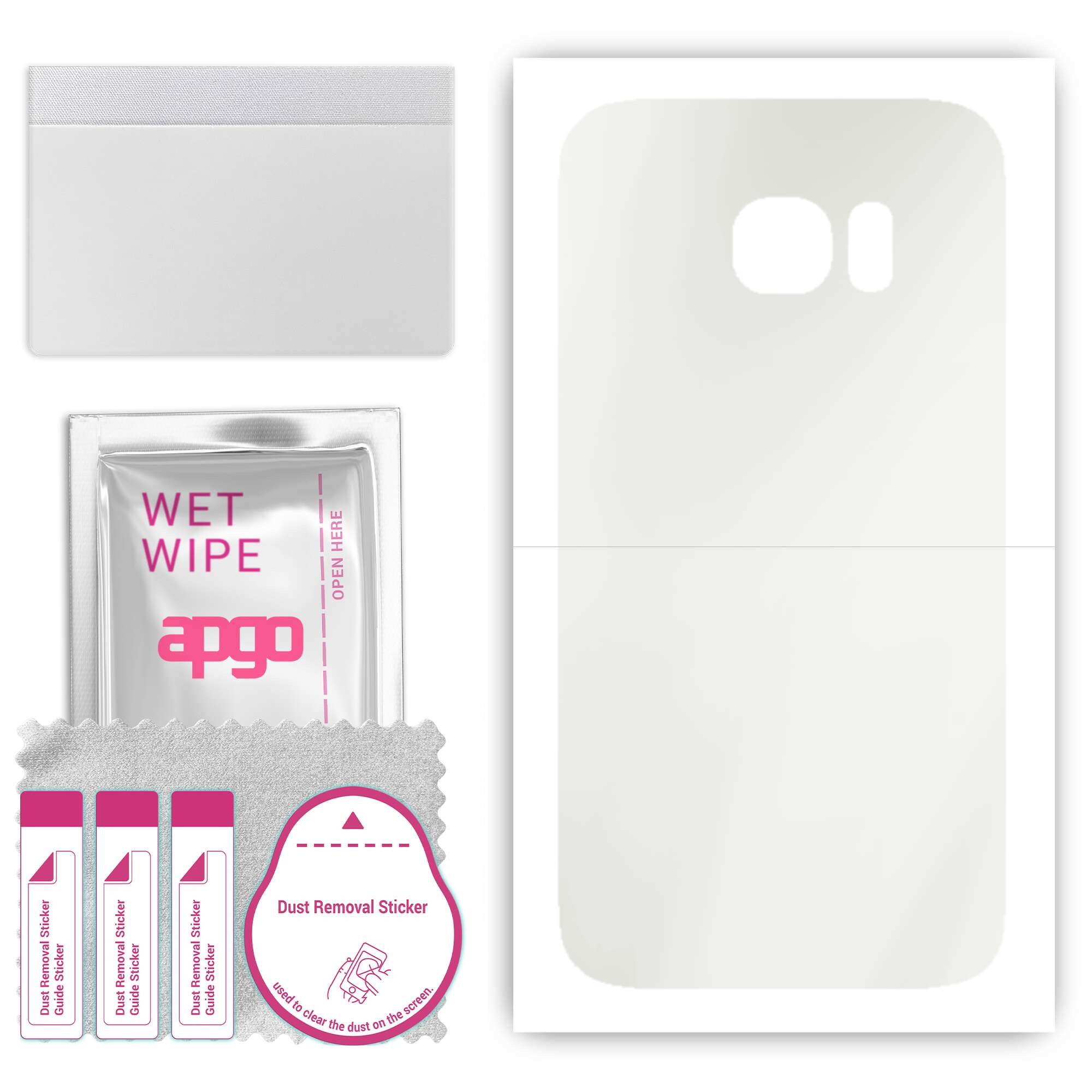 apgo MATTE Protective Skin Sticker for the back compatible with Samsung Galaxy S7, Wrap Film, Hydrogel Film, Flexible, Soft TPU with positioning layer
apgo MATTE Protective Skin Sticker for the back compatible with Samsung Galaxy S7, Wrap Film, Hydrogel Film, Flexible, Soft TPU with positioning layer