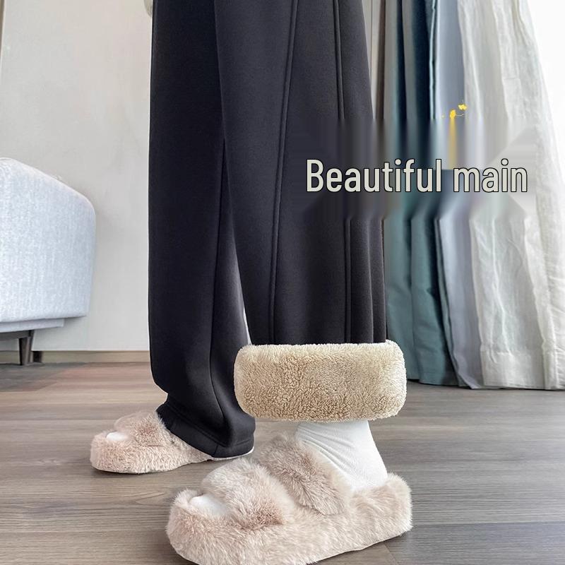 Women s Fleece-Lined Relaxed Fit Scimitar Straight-Leg Pants for Autumn/Winter L
Women s Fleece-Lined Relaxed Fit Scimitar Straight-Leg Pants for Autumn/Winter L