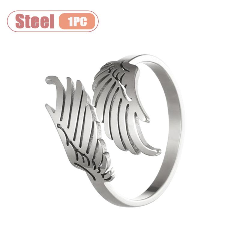 1-24PCS Vintage Bohemian Open Adjustable Wing Couple Rings Stainless Steel Unique Trendy Jewelry Gift for Party Daily Wear
1-24PCS Vintage Bohemian Open Adjustable Wing Couple Rings Stainless Steel Unique Trendy Jewelry Gift for Party Daily Wear