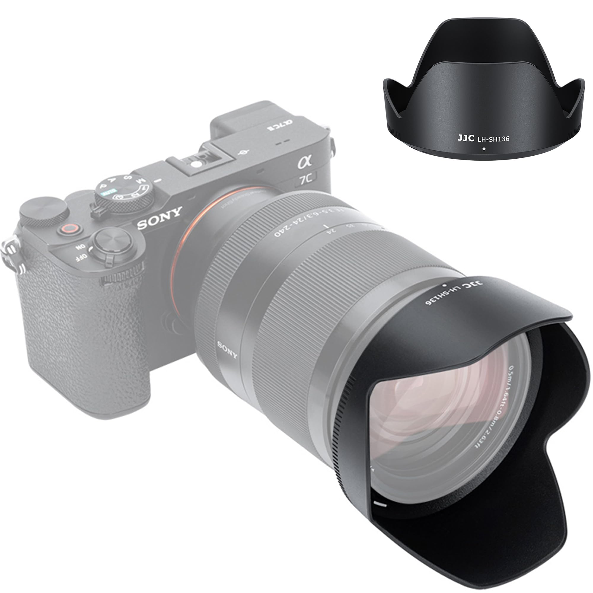 JJC Sony Compatible Lens Hood for Sony FE OSS Lens SEL24240 Lens Hood Reversible Lens Protection No effect on installation of filter and lens cap
JJC Sony Compatible Lens Hood for Sony FE OSS Lens SEL24240 Lens Hood Reversible Lens Protection No effect on installation of filter and lens cap
