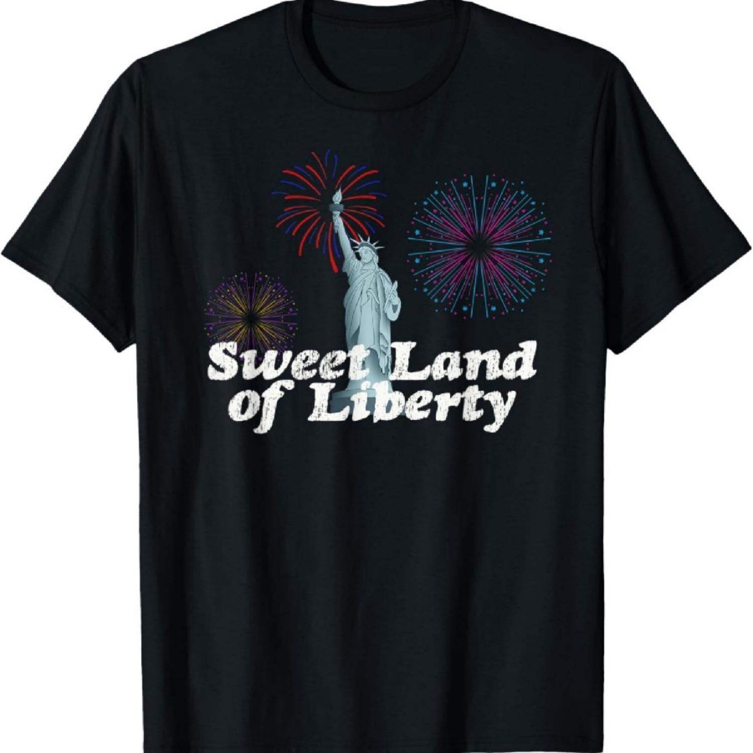 Fourth of July Sweet Land of Liberty T-Shirt XXXXXL чорний
Fourth of July Sweet Land of Liberty T-Shirt XXXXXL чорний
