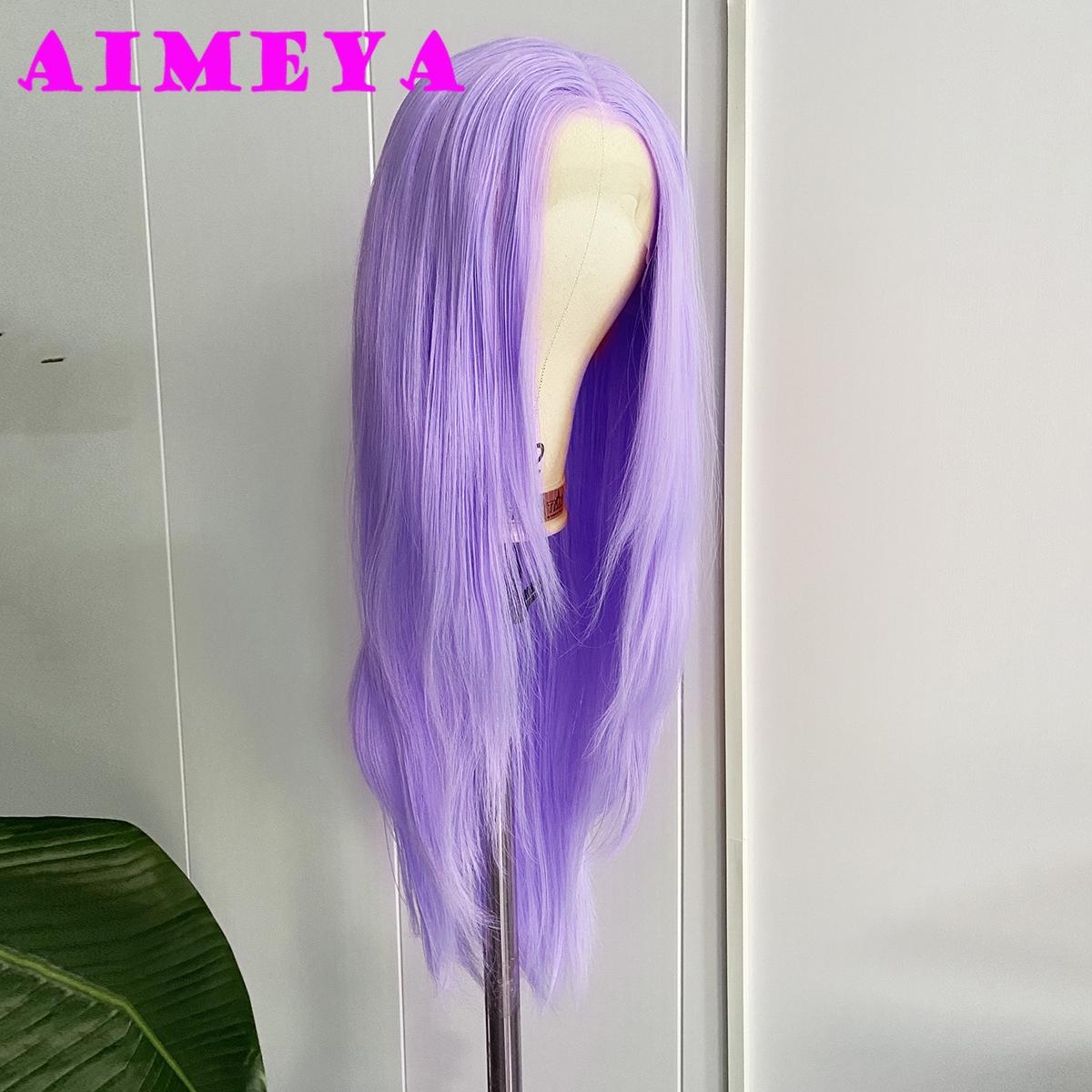 AIMEYA Layered Cut Pink Lace Front Wig Long Natural Straight Synthetic Wig Heat Resistant Natural Hairline Daily Use Cosplay (Lavender,18inches) лавандовый
AIMEYA Layered Cut Pink Lace Front Wig Long Natural Straight Synthetic Wig Heat Resistant Natural Hairline Daily Use Cosplay (Lavender,18inches) лавандовый