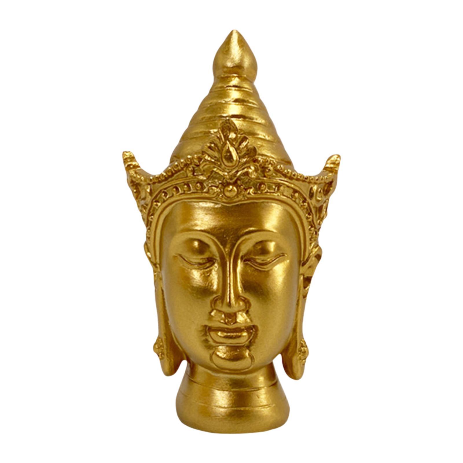 Buddha Head Statue Collection Buddhism Figurine for Table Farmhouse Bedroom золотой
Buddha Head Statue Collection Buddhism Figurine for Table Farmhouse Bedroom золотой