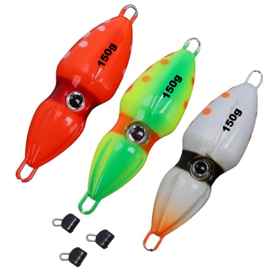 KeiSquare Omok Squid Shape Luminous Luminous 80g 100g 120g Sea Bream Lava Head Tairaba Set Tie Thai Jig Metal Jig Lure Fishing Red Sea Bream 
KeiSquare Omok Squid Shape Luminous Luminous 80g 100g 120g Sea Bream Lava Head Tairaba Set Tie Thai Jig Metal Jig Lure Fishing Red Sea Bream