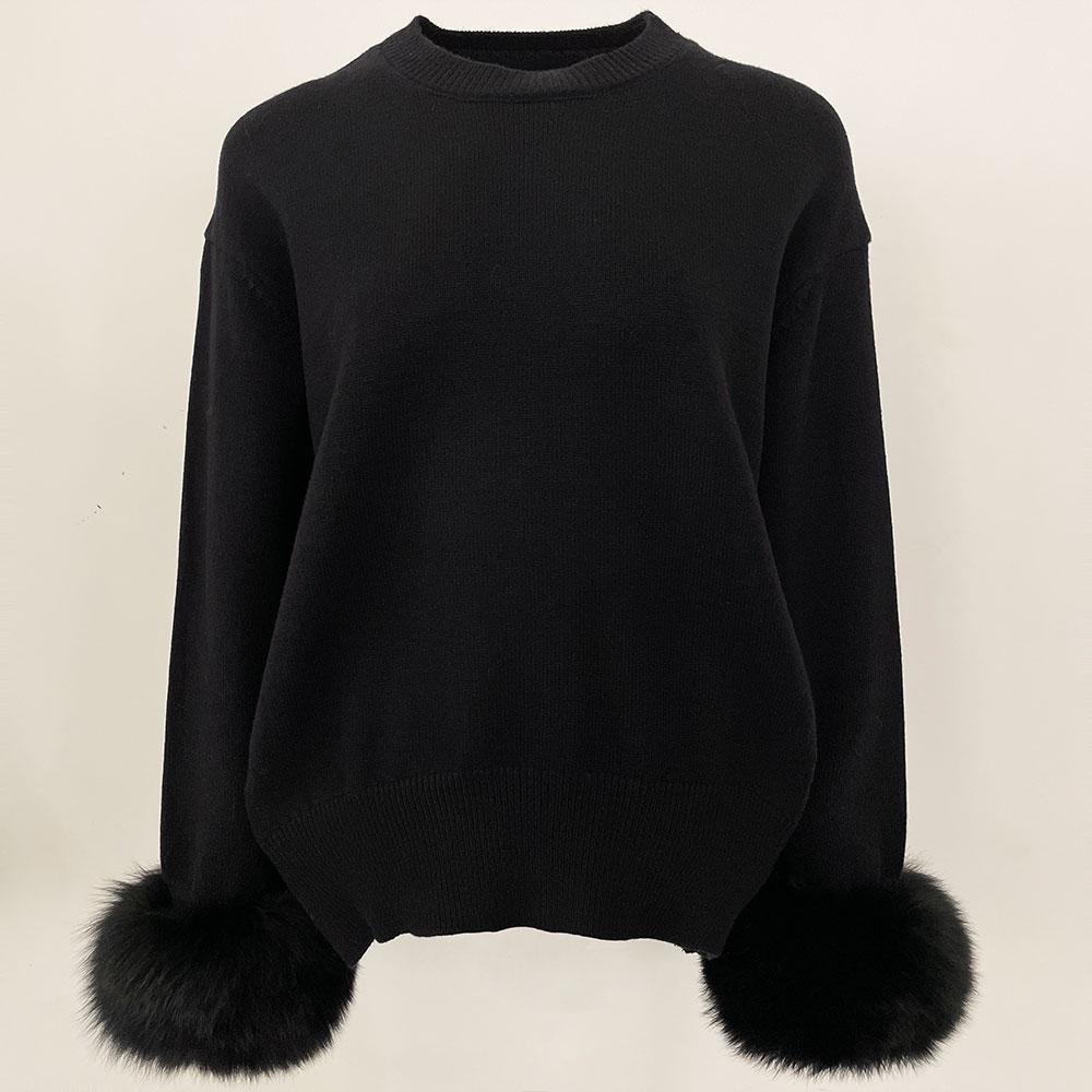 OFTBUY Зимний женский свитер вязаный из натурального меха лисы с манжетами и круглым вырезом, свободная вязка, средней длины, шерстяные смеси XXL разноцветный
OFTBUY Зимний женский свитер вязаный из натурального меха лисы с манжетами и круглым вырезом, свободная вязка, средней длины, шерстяные смеси XXL разноцветный