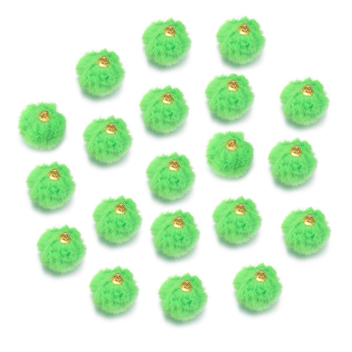20pcs/bag Colorful Imitation Rabbit Fur Ball Charms Pom Pom Pendants DIY Keychain Garment Toys Bag Earrings Jewelry Accessories зелёный
20pcs/bag Colorful Imitation Rabbit Fur Ball Charms Pom Pom Pendants DIY Keychain Garment Toys Bag Earrings Jewelry Accessories зелёный