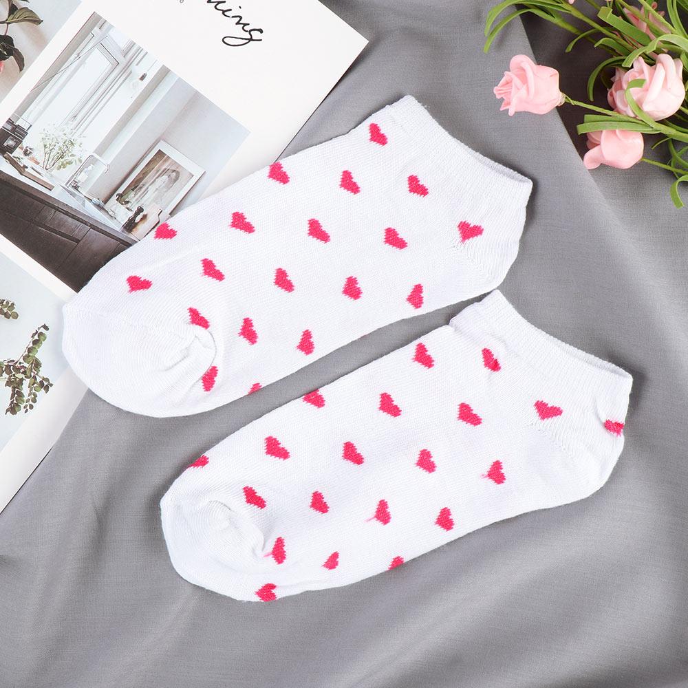 Autumn Winter Candy Colors Casual Cotton Sports Socks Low Cut Soft Socks Boat Sock Heart Pattern
Autumn Winter Candy Colors Casual Cotton Sports Socks Low Cut Soft Socks Boat Sock Heart Pattern