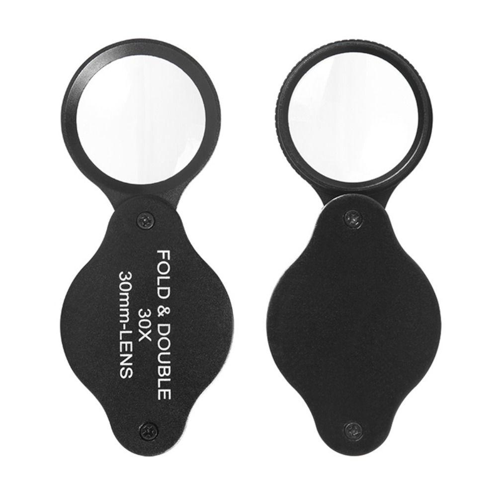 Portable 30x Folding Magnifying Glass Clear Magnification Effect Handheld Reading Magnifier Read чорний
Portable 30x Folding Magnifying Glass Clear Magnification Effect Handheld Reading Magnifier Read чорний