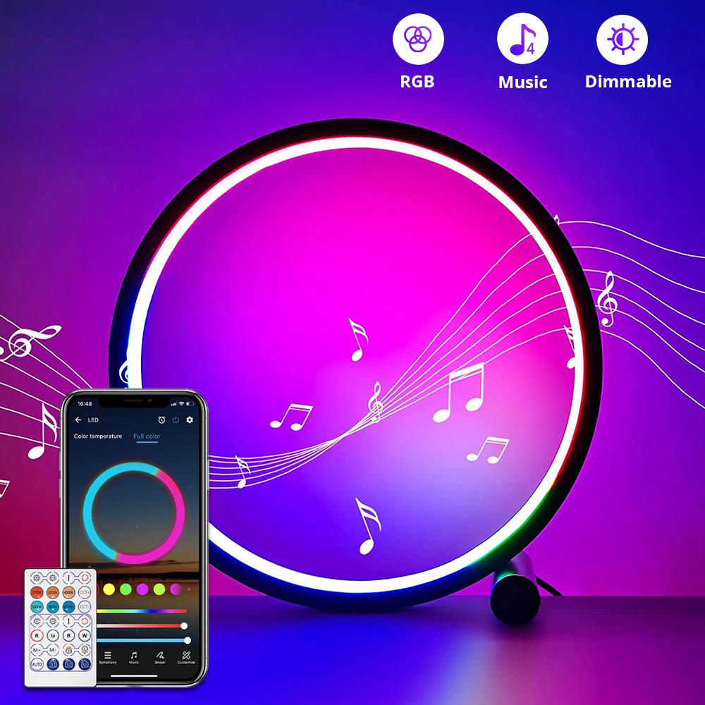 Умный RGB светодиодный ночник Bluetooth APP Управление музыкальной атмосферой Настольная лампа для игровой комнаты Спальня Прикроватная тумбочка Украшение рабочего стола
Умный RGB светодиодный ночник Bluetooth APP Управление музыкальной атмосферой Настольная лампа для игровой комнаты Спальня Прикроватная тумбочка Украшение рабочего стола